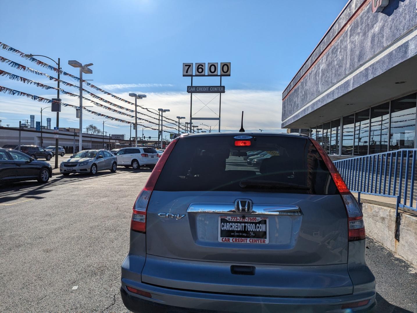 2011 BLUE Honda CR-V EX 2WD 5-Speed AT (5J6RE3H57BL) with an 2.4L L4 DOHC 16V engine, 5-Speed Automatic transmission, located at 7600 S Western Ave., Chicago, IL, 60620, (773) 918-3980, 0.000000, 0.000000 - Photo#3